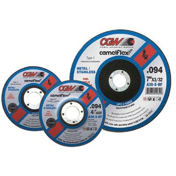 Cgw Abrasives CGW Abrasives 421-45021 4-1-2X3-32X5-8-11 A36-S-Bf